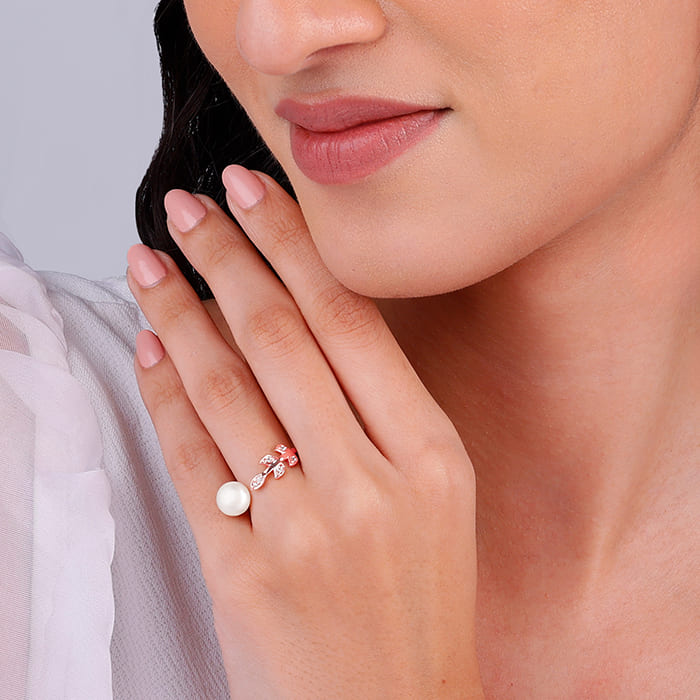 Pearl Ring 18K Gold — THE SENSE OF BEAUTY