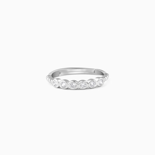 Silver Sparkle Eternity Ring