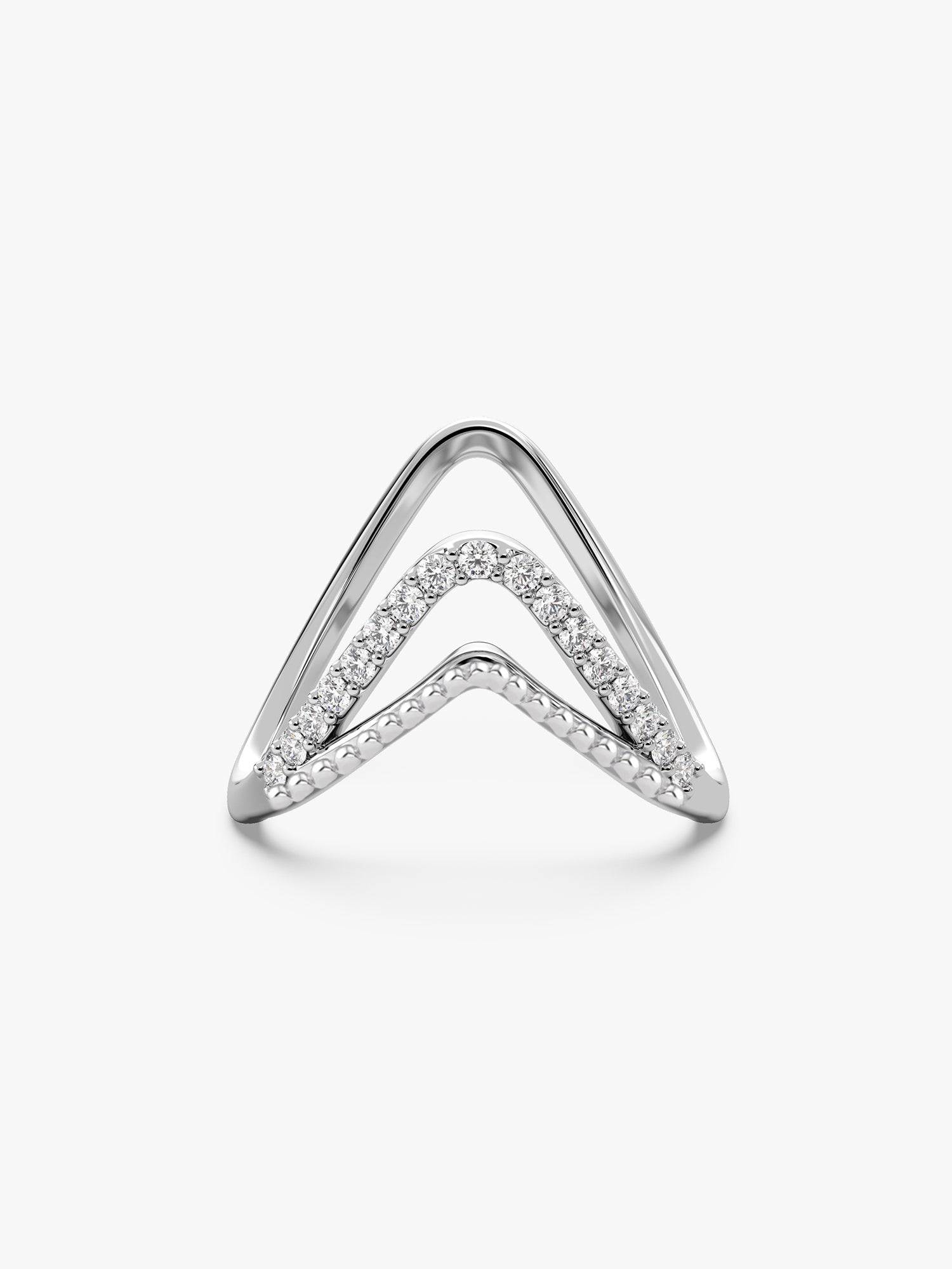 Silver Sparkling Spirits Vanki Ring