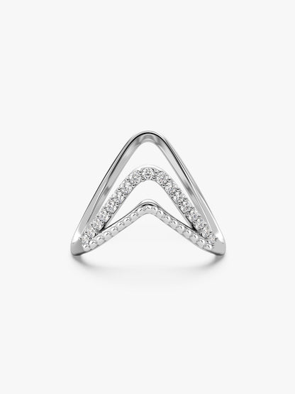 Silver Sparkling Spirits Vanki Ring