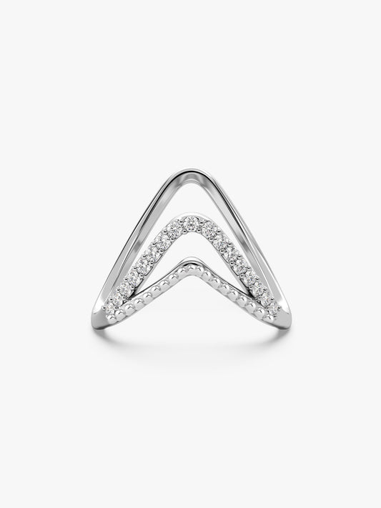 Silver Sparkling Spirits Vanki Ring