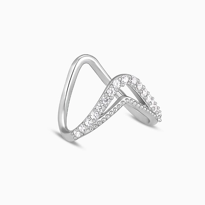 Silver Sparkling Spirits Vanki Ring – GIVA Jewellery