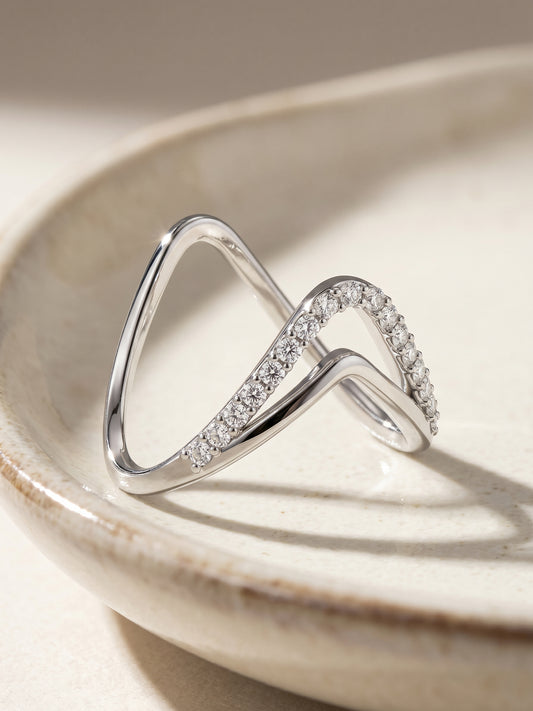 Silver Sparkling Spirits Vanki Ring