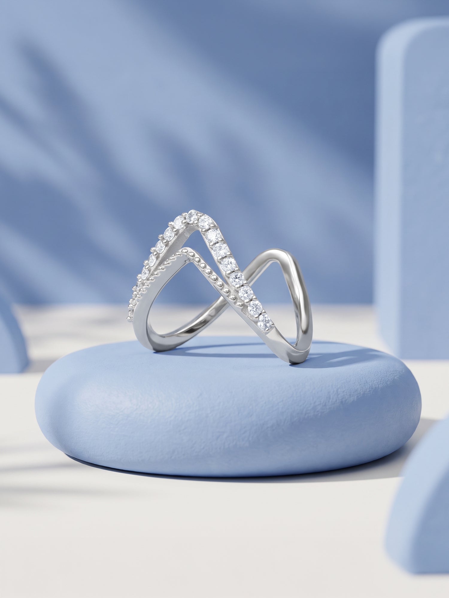 Silver Sparkling Spirits Vanki Ring