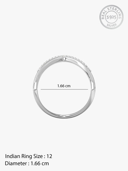 Silver Sparkling Spirits Vanki Ring