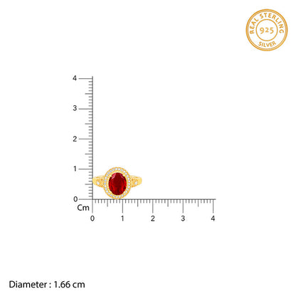 Golden Poetic Love Ring