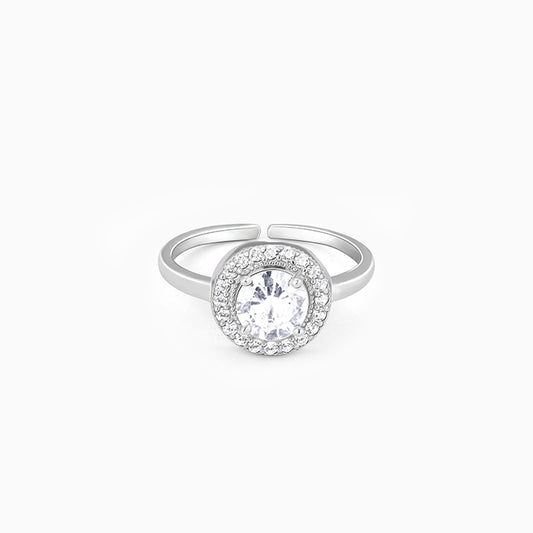 Silver Twilight Zircon Ring