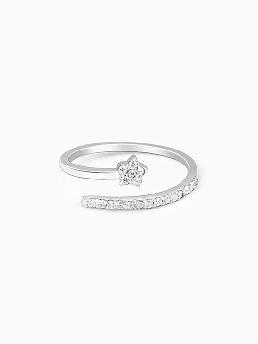 Silver Shooting Star Ring