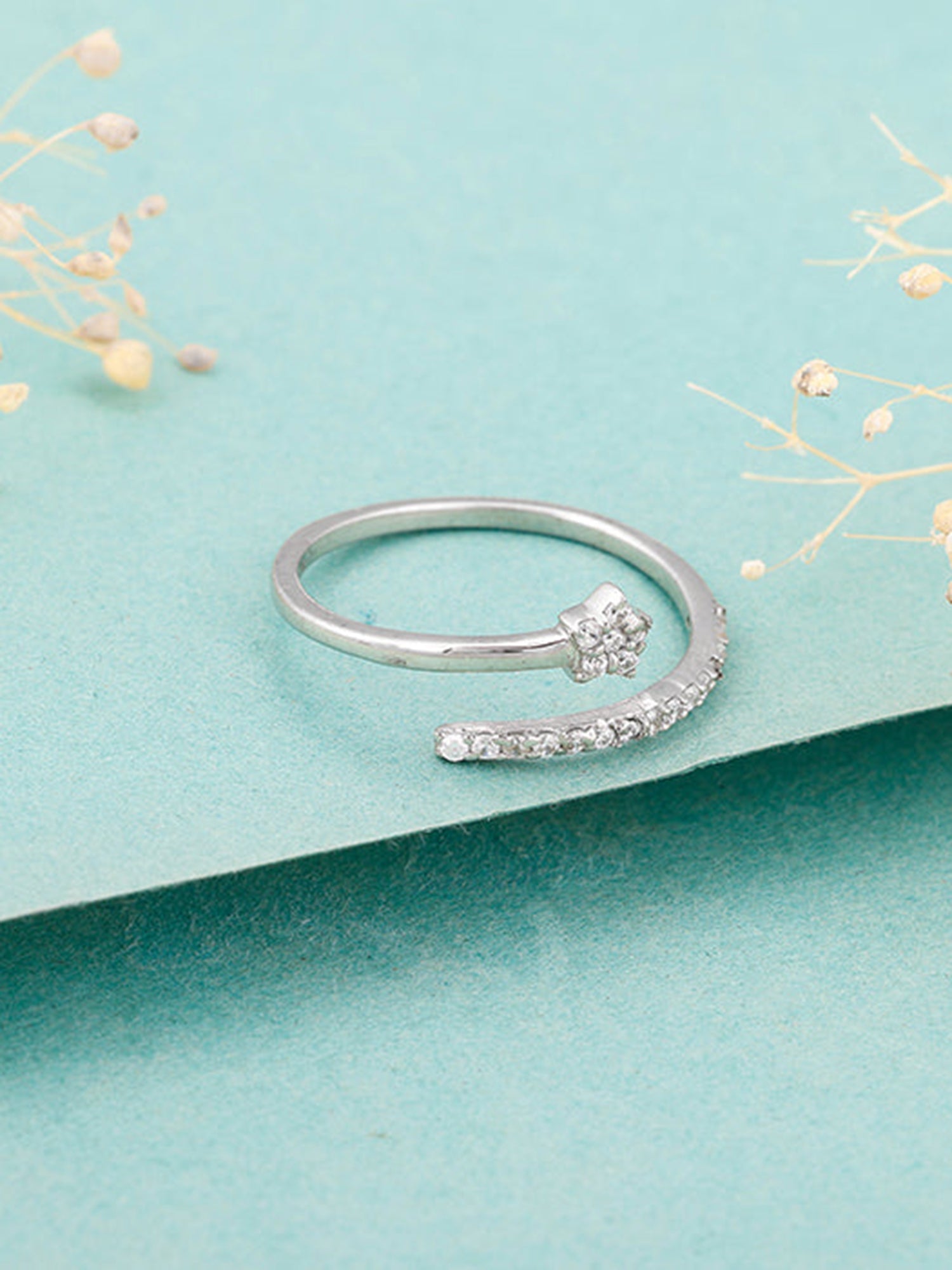 Silver Shooting Star Ring