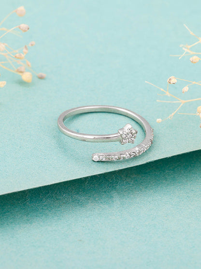 Silver Shooting Star Ring