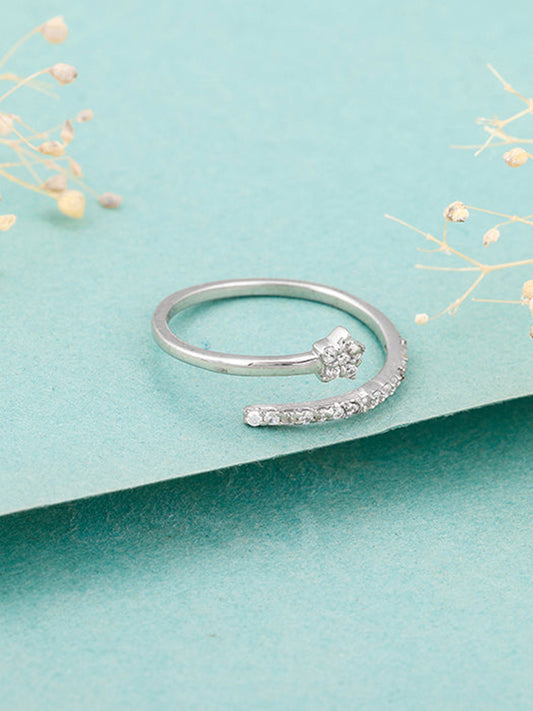 Silver Shooting Star Ring