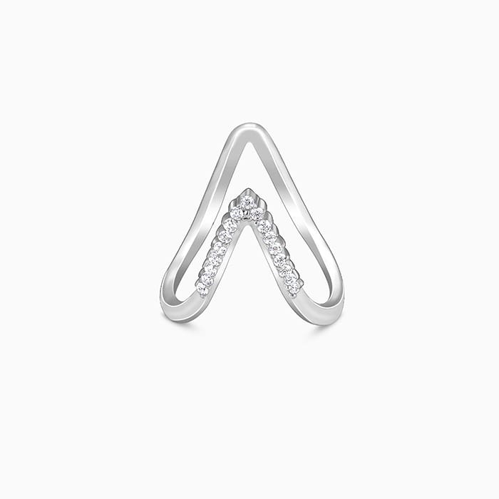 Silver Star-Studded Vanki Ring
