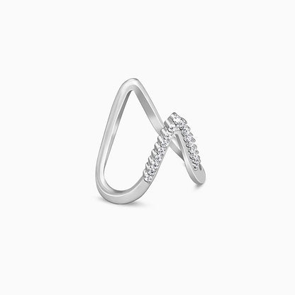 Silver Star-Studded Vanki Ring