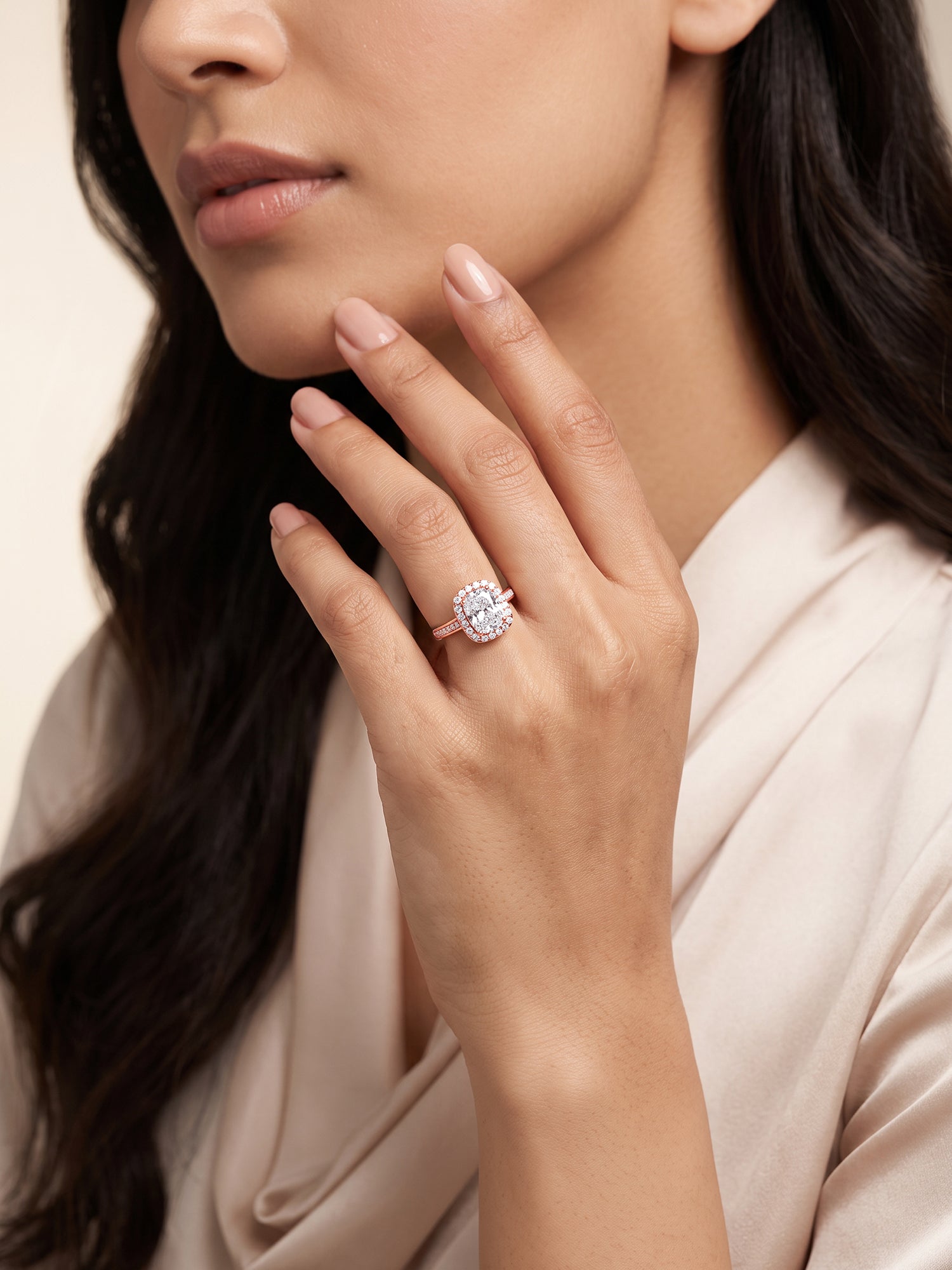 Rose Gold Classic Solitaire Ring