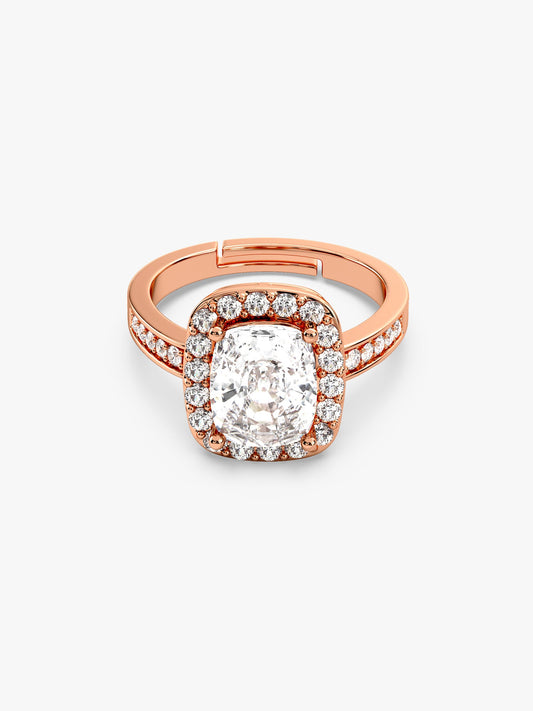 Rose Gold Classic Solitaire Ring