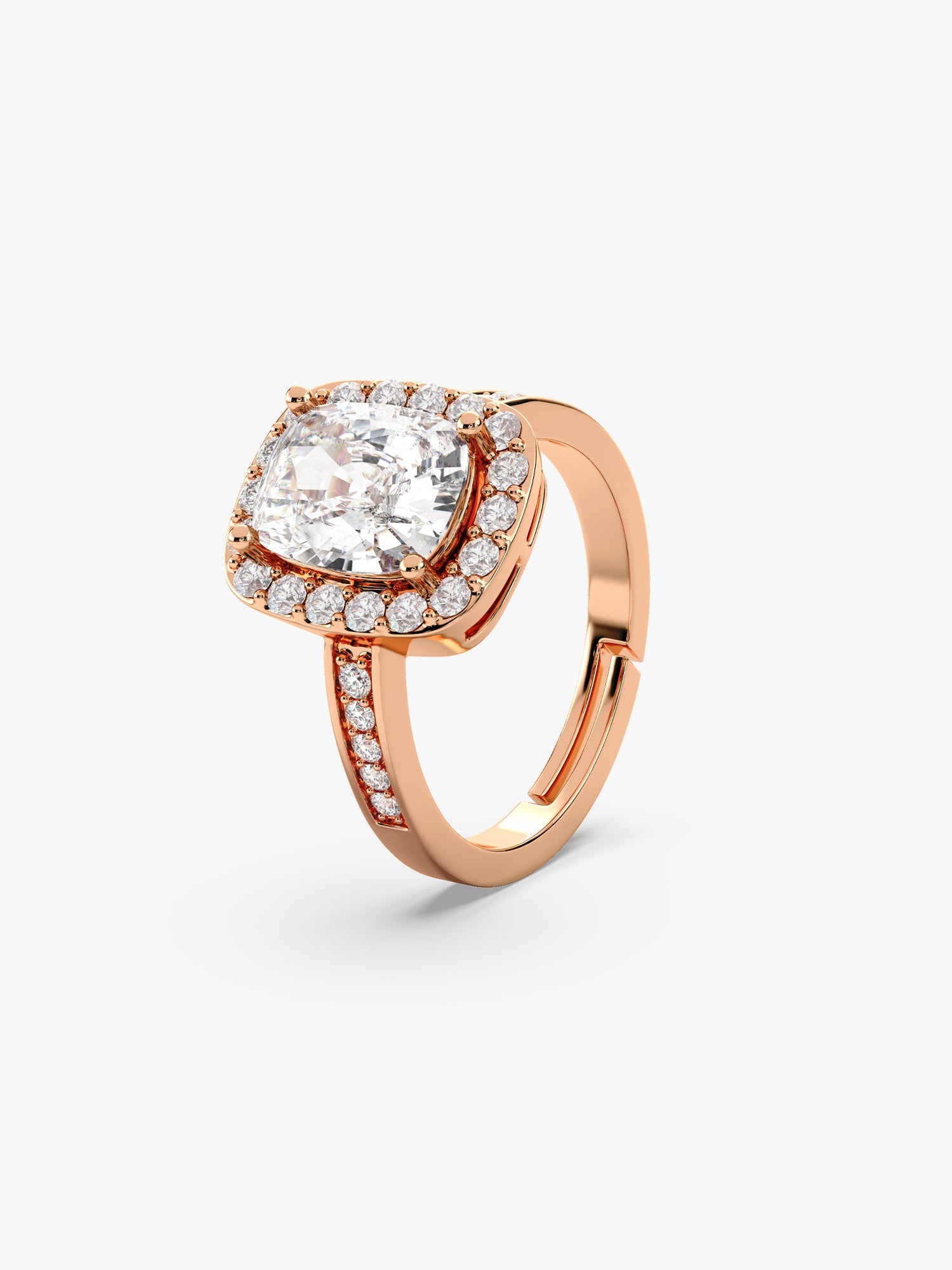 Rose Gold Classic Solitaire Ring