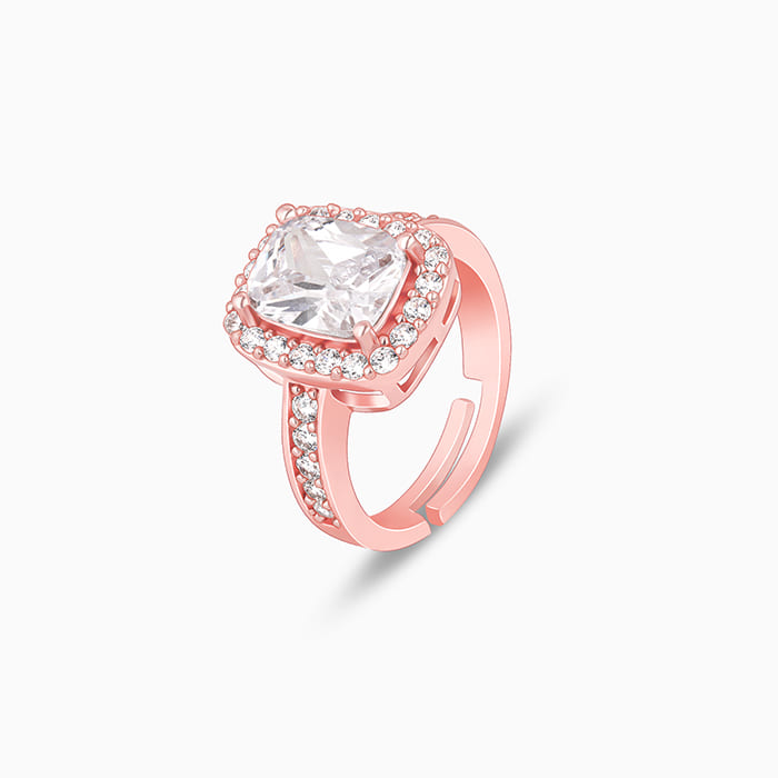 Rose Gold Classic Solitaire Ring