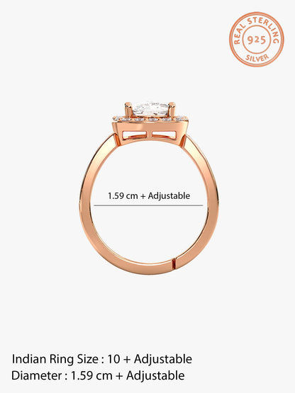 Rose Gold Classic Solitaire Ring