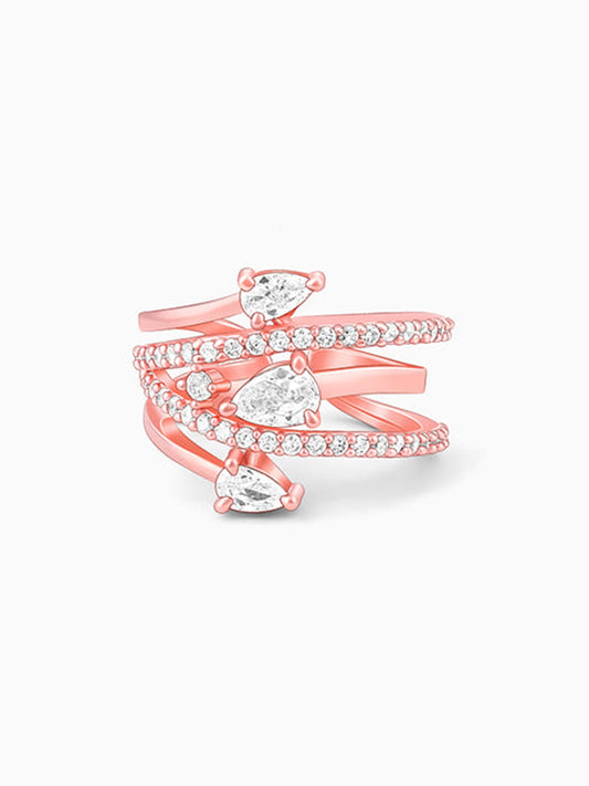Rose Gold Classic Elegance Ring