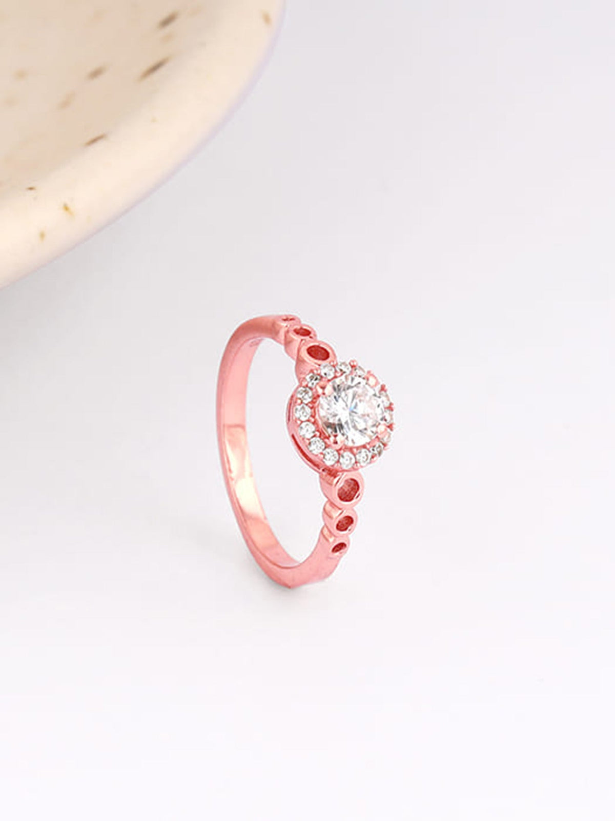 Rose Gold Encircled Ring
