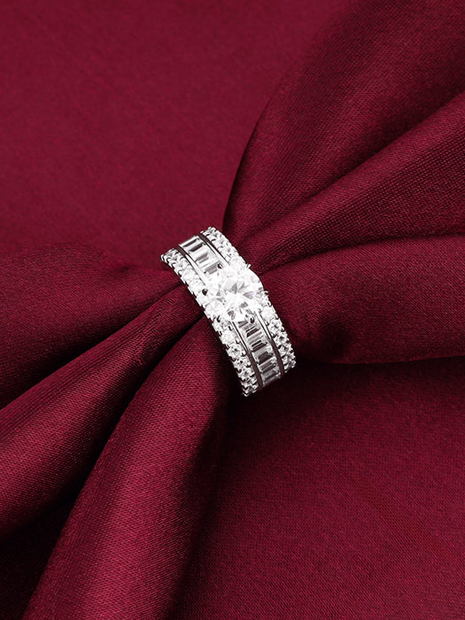 Silver Chambered Ring