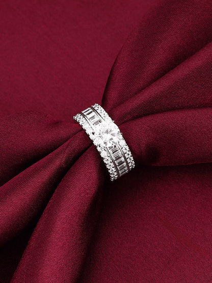 Silver Chambered Ring