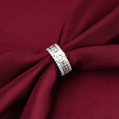 Silver Chambered Ring