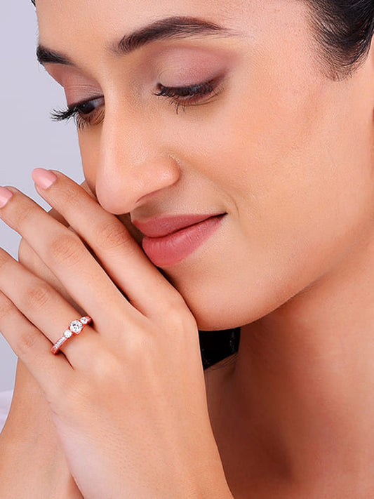 Rose Gold Splendid Shine Ring