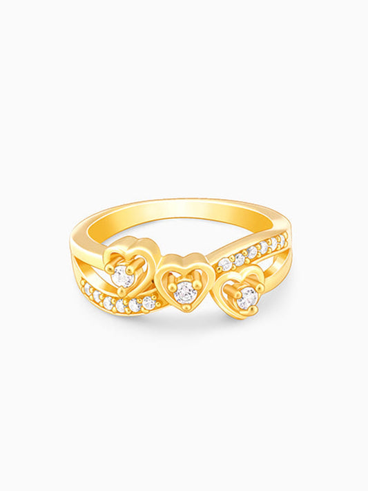 Golden Infinity Love Ring