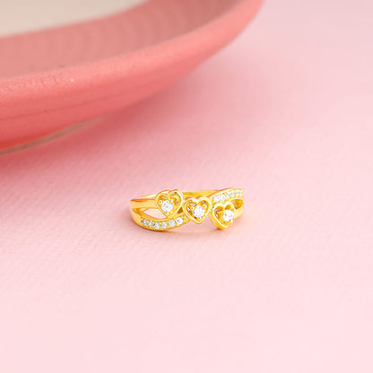 Golden Infinity Love Ring