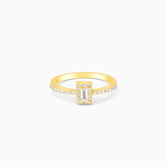 Golden Radiant Aura Ring