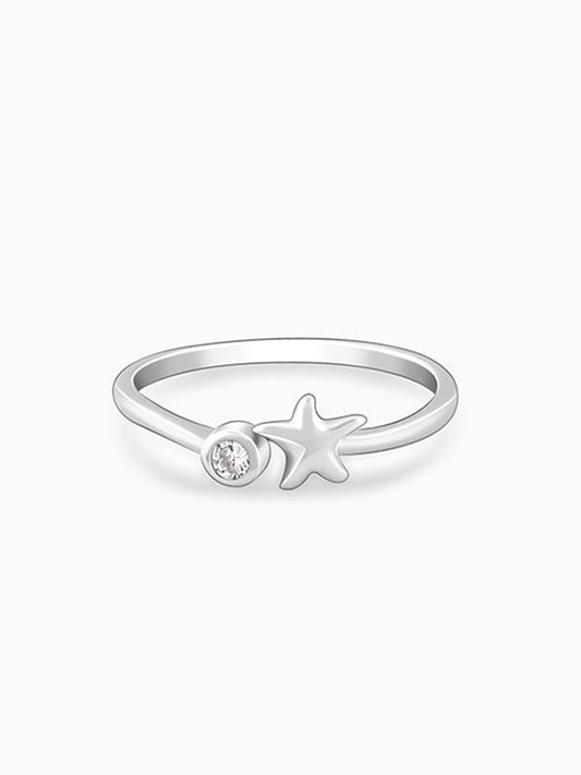 Silver Starry Dusk Ring