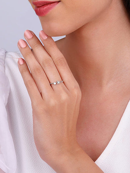 Silver Starry Dusk Ring