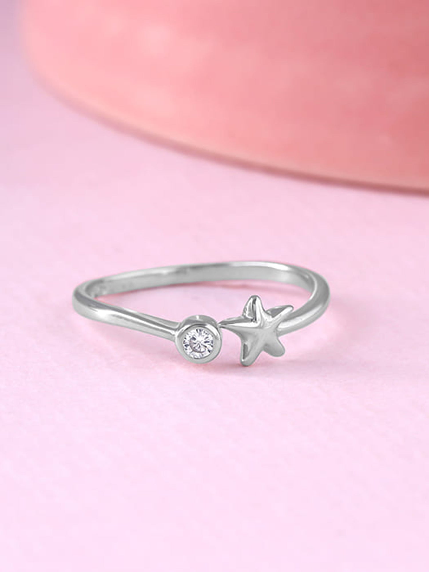 Silver Starry Dusk Ring