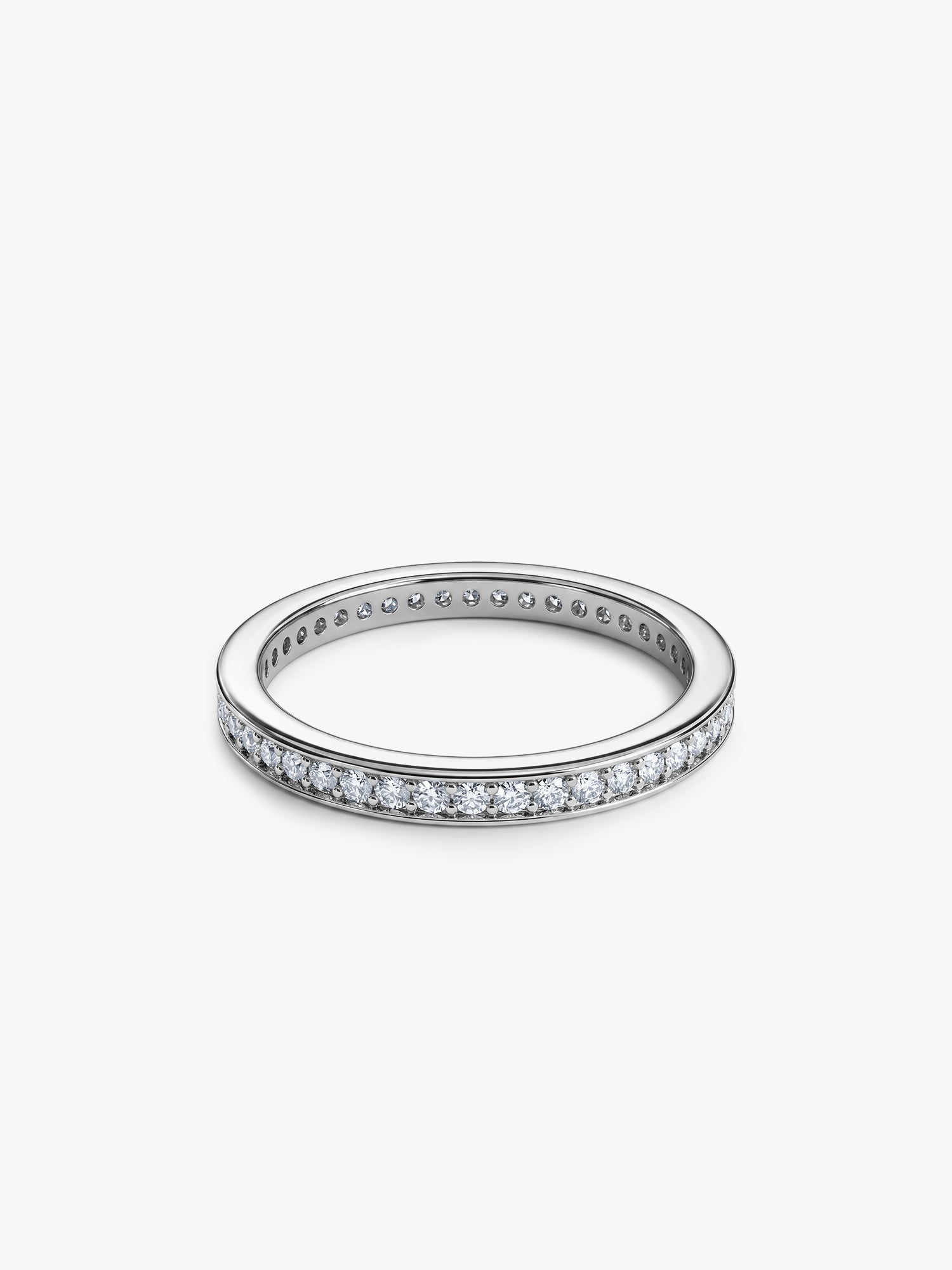 Silver Channel of Love Ring