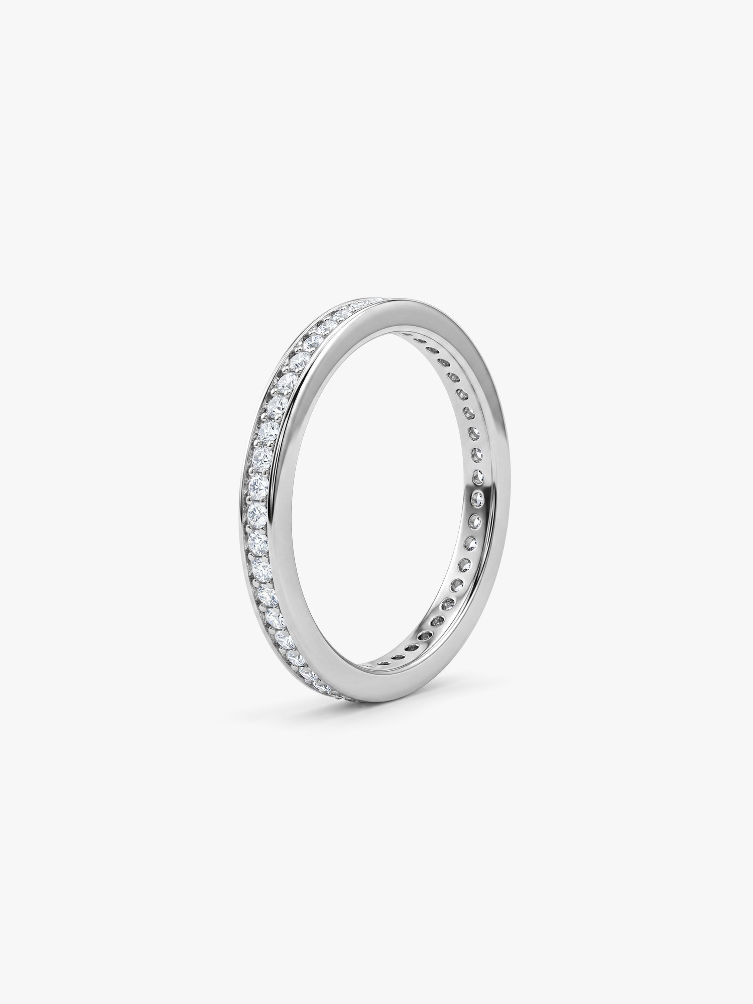 Silver Channel of Love Ring