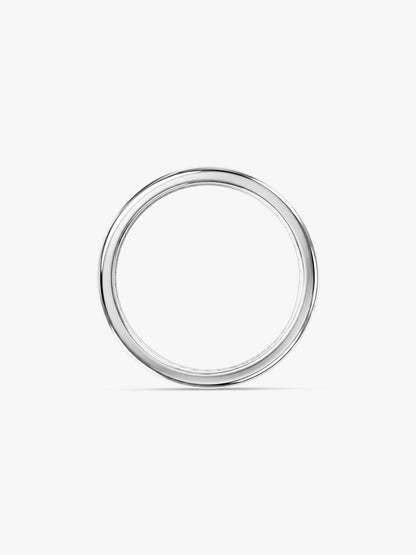 Silver Channel of Love Ring