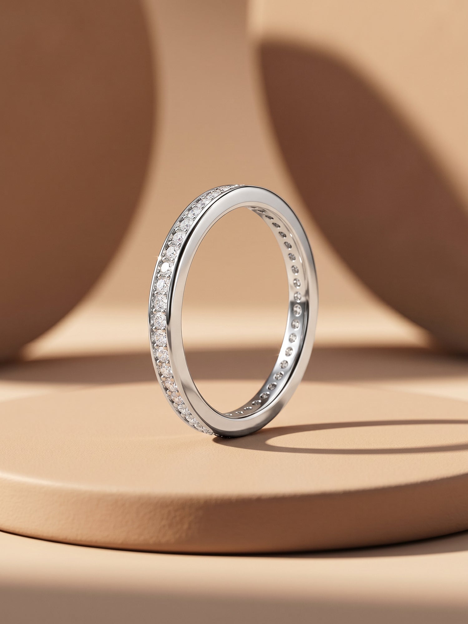 Silver Channel of Love Ring