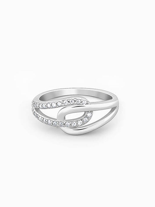 Silver Convergence Ring