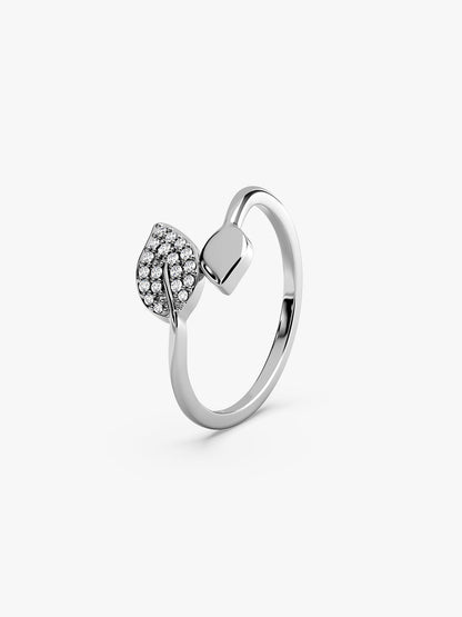 Silver Foliole Ring