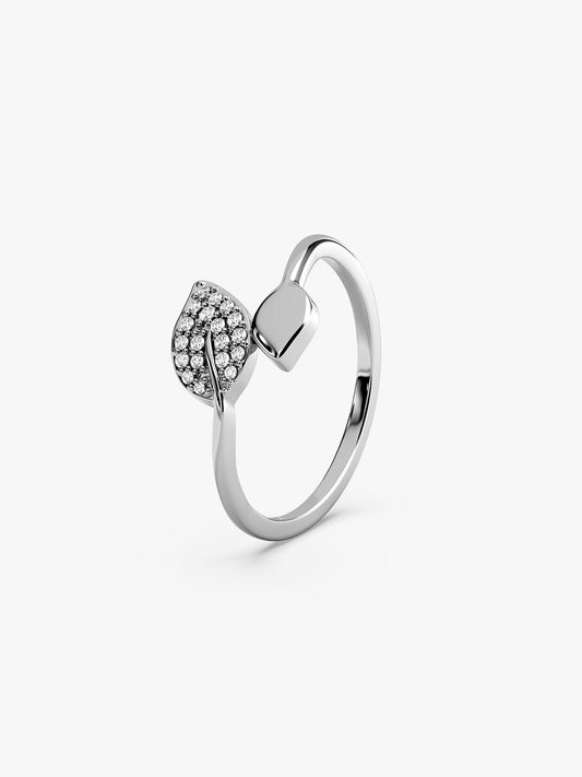 Silver Foliole Ring