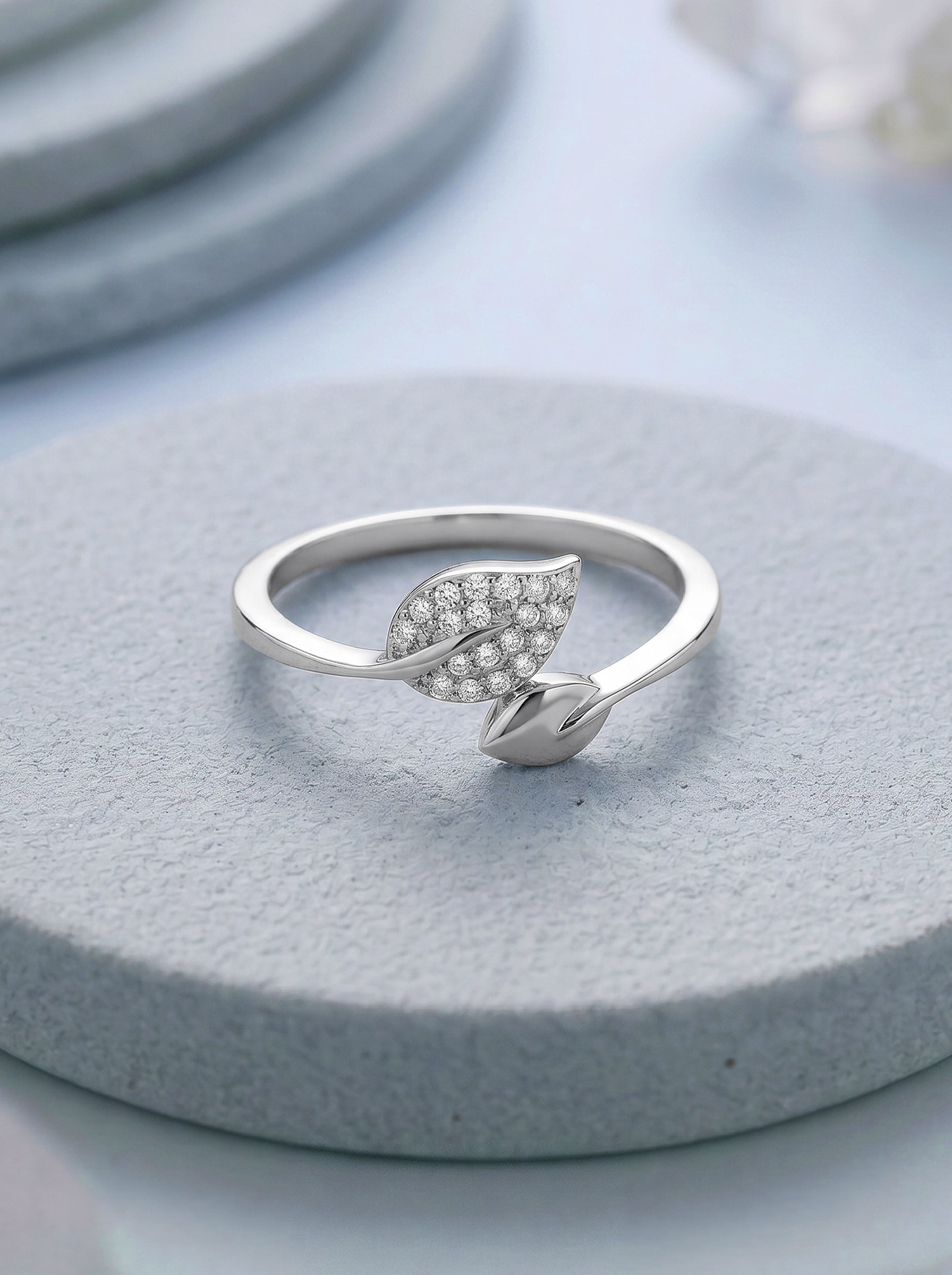 Silver Foliole Ring