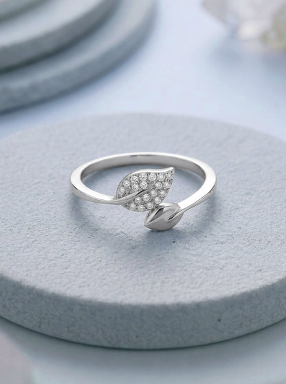 Silver Foliole Ring