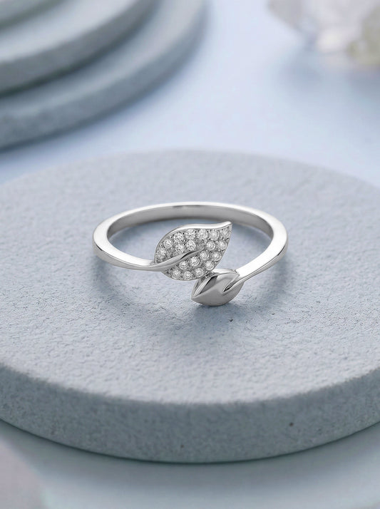 Silver Foliole Ring