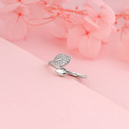 Silver Foliole Ring