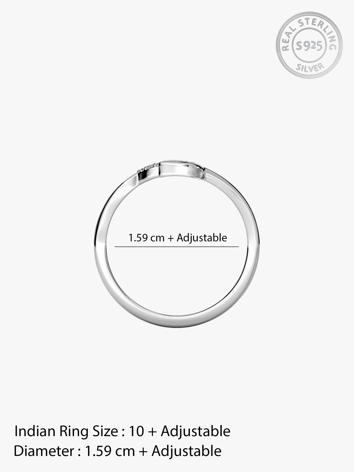 Silver Foliole Ring