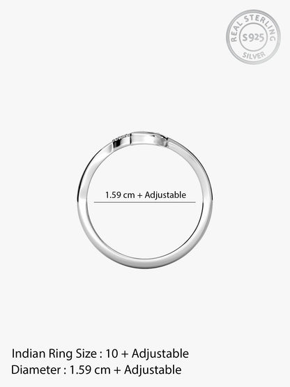 Silver Foliole Ring