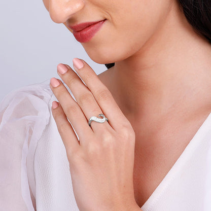 Silver Great Wave Ring