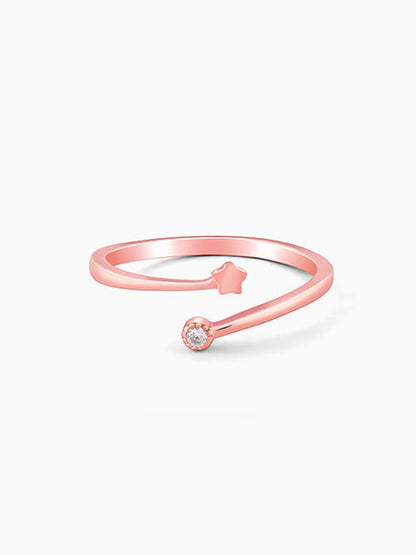 Rose Gold Starlit Ring