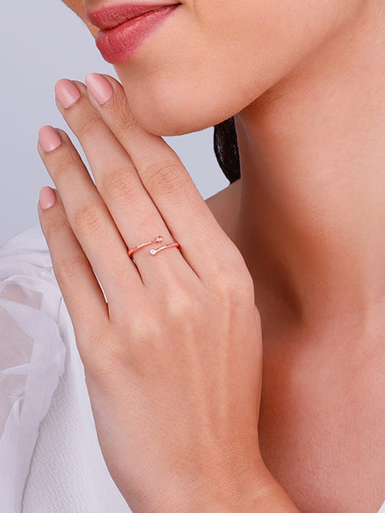 Rose Gold Starlit Ring